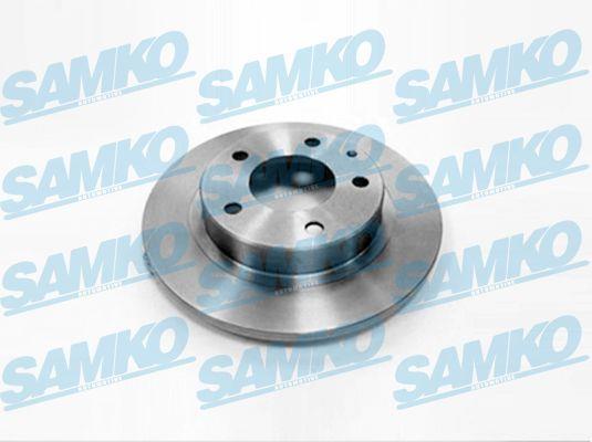 Samko M5721P Rear brake disc, non-ventilated M5721P: Buy near me in Poland at 2407.PL - Good price!