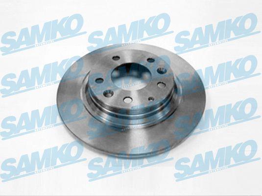 Samko M5005P Rear brake disc, non-ventilated M5005P: Buy near me in Poland at 2407.PL - Good price!