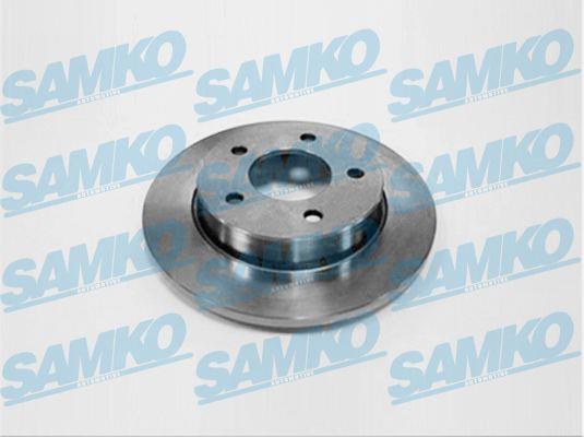 Samko M5004P Rear brake disc, non-ventilated M5004P: Buy near me in Poland at 2407.PL - Good price!
