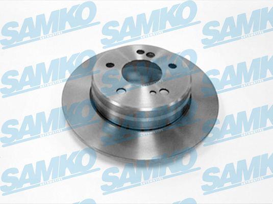Samko M2181P Rear brake disc, non-ventilated M2181P: Buy near me in Poland at 2407.PL - Good price!