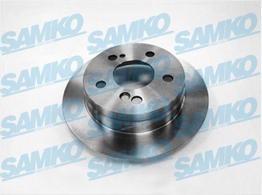 Samko M2091P Rear brake disc, non-ventilated M2091P: Buy near me in Poland at 2407.PL - Good price!