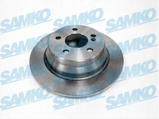 Samko M2019P Rear brake disc, non-ventilated M2019P: Buy near me in Poland at 2407.PL - Good price!