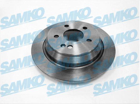 Samko M2013P Rear brake disc, non-ventilated M2013P: Buy near me in Poland at 2407.PL - Good price!