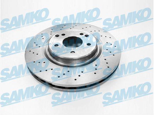 Samko M2006V Ventilated brake disc with perforation M2006V: Buy near me in Poland at 2407.PL - Good price!
