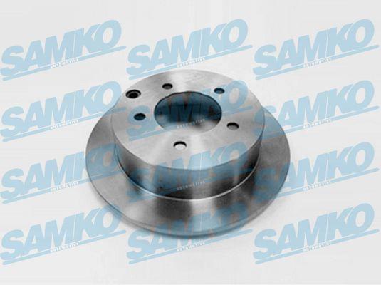 Samko M1023P Rear brake disc, non-ventilated M1023P: Buy near me in Poland at 2407.PL - Good price!