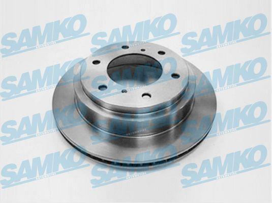 Samko M1007V Rear ventilated brake disc M1007V: Buy near me in Poland at 2407.PL - Good price!