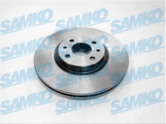 Samko L2081V Ventilated disc brake, 1 pcs. L2081V: Buy near me in Poland at 2407.PL - Good price!