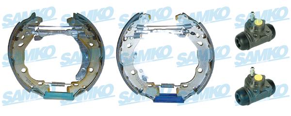 Samko KEG693 Brake shoes with cylinders, set KEG693: Buy near me at 2407.PL in Poland at an Affordable price!