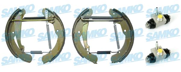 Samko KEG612 Brake shoes with cylinders, set KEG612: Buy near me at 2407.PL in Poland at an Affordable price!