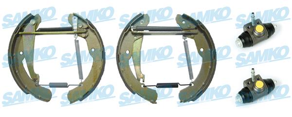 Samko KEG516 Brake shoes with cylinders, set KEG516: Buy near me at 2407.PL in Poland at an Affordable price!