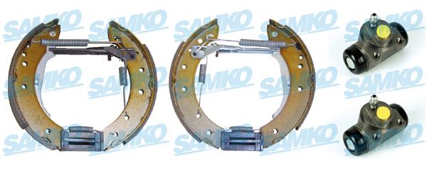 Samko KEG408 Brake shoes with cylinders, set KEG408: Buy near me in Poland at 2407.PL - Good price!