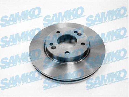 Samko K2016V Тормозной диск вентилируемый, 1 шт. K2016V: Отличная цена - Купить в Польше на 2407.PL!