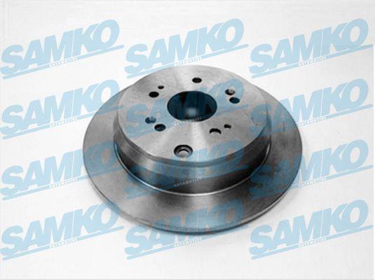 Samko H1026P Rear brake disc, non-ventilated H1026P: Buy near me in Poland at 2407.PL - Good price!