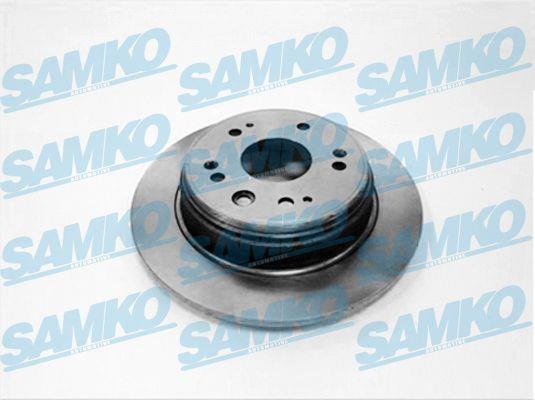 Samko H1014P Rear brake disc, non-ventilated H1014P: Buy near me in Poland at 2407.PL - Good price!