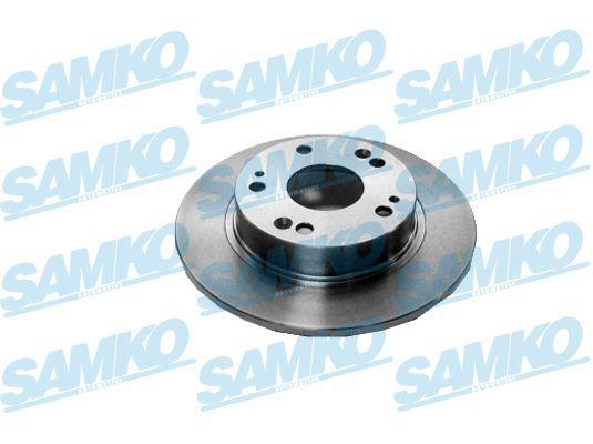 Samko H1013P Rear brake disc, non-ventilated H1013P: Buy near me in Poland at 2407.PL - Good price!
