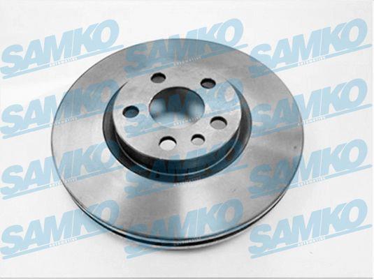 Samko F2161V Ventilated disc brake, 1 pcs. F2161V: Buy near me in Poland at 2407.PL - Good price!