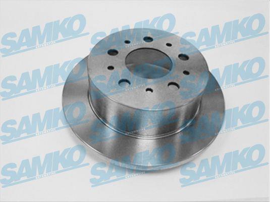 Samko F2014P Rear brake disc, non-ventilated F2014P: Buy near me at 2407.PL in Poland at an Affordable price!