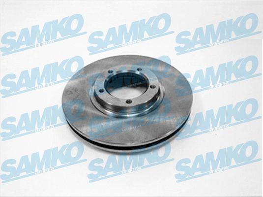 Samko F1601V Ventilated disc brake, 1 pcs. F1601V: Buy near me in Poland at 2407.PL - Good price!