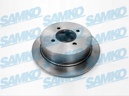 Samko F1511P Rear brake disc, non-ventilated F1511P: Buy near me in Poland at 2407.PL - Good price!