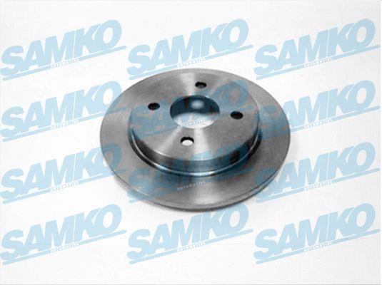 Samko F1161P Rear brake disc, non-ventilated F1161P: Buy near me in Poland at 2407.PL - Good price!