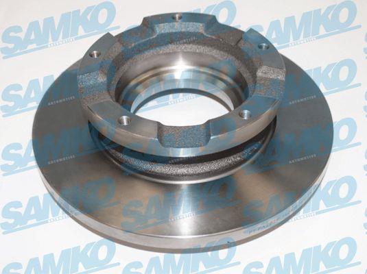 Samko F1020PA Rear brake disc, non-ventilated F1020PA: Buy near me in Poland at 2407.PL - Good price!