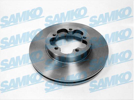 Samko F1017V Ventilated disc brake, 1 pcs. F1017V: Buy near me in Poland at 2407.PL - Good price!