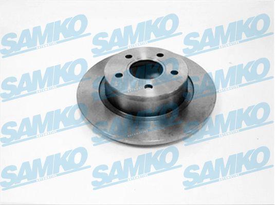 Samko F1014P Тормозной диск задний невентилируемый F1014P: Купить в Польше - Отличная цена на 2407.PL!