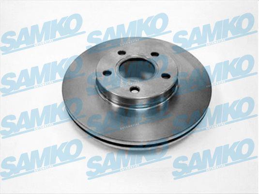 Samko F1009V Ventilated disc brake, 1 pcs. F1009V: Buy near me in Poland at 2407.PL - Good price!