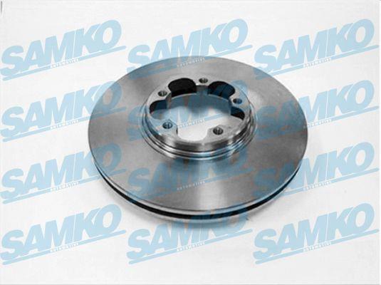 Samko F1003V Ventilated disc brake, 1 pcs. F1003V: Buy near me in Poland at 2407.PL - Good price!