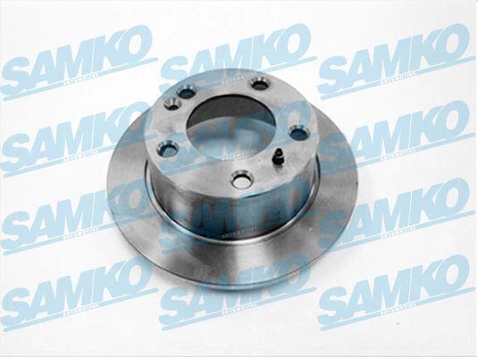 Samko C1321P Rear brake disc, non-ventilated C1321P: Buy near me in Poland at 2407.PL - Good price!