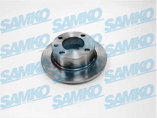 Samko C1271P Rear brake disc, non-ventilated C1271P: Buy near me at 2407.PL in Poland at an Affordable price!