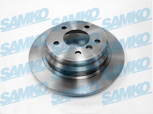 Samko B2451P Rear brake disc, non-ventilated B2451P: Buy near me in Poland at 2407.PL - Good price!