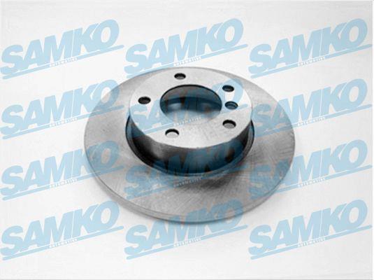 Samko B2361P Unventilated front brake disc B2361P: Buy near me at 2407.PL in Poland at an Affordable price!