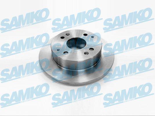 Samko A4211P Rear brake disc, non-ventilated A4211P: Buy near me in Poland at 2407.PL - Good price!