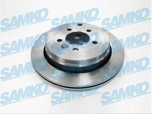 Samko A4008V Тормозной диск задний вентилируемый A4008V: Отличная цена - Купить в Польше на 2407.PL!