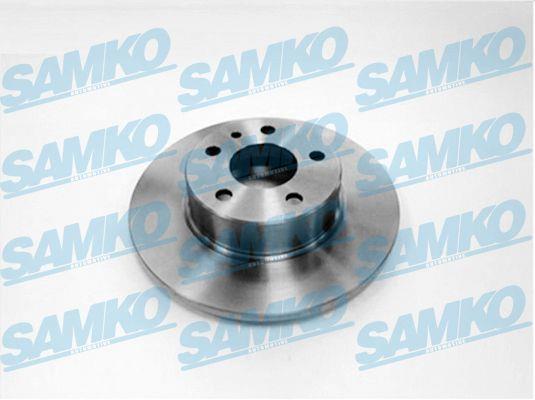 Samko A2163P Rear brake disc, non-ventilated A2163P: Buy near me in Poland at 2407.PL - Good price!