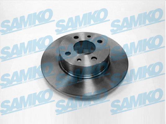 Samko A2161P Rear brake disc, non-ventilated A2161P: Buy near me in Poland at 2407.PL - Good price!