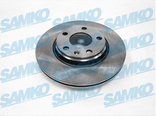 Samko A1491V Ventilated disc brake, 1 pcs. A1491V: Buy near me at 2407.PL in Poland at an Affordable price!