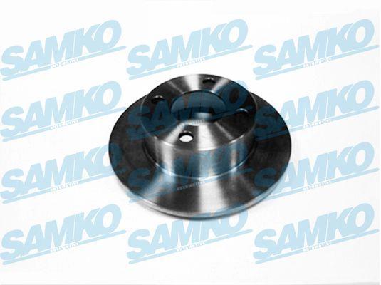 Samko A1101P Rear brake disc, non-ventilated A1101P: Buy near me in Poland at 2407.PL - Good price!