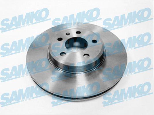 Samko A1037V Ventilated disc brake, 1 pcs. A1037V: Buy near me in Poland at 2407.PL - Good price!
