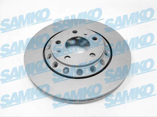 Samko A1025V Rear ventilated brake disc A1025V: Buy near me in Poland at 2407.PL - Good price!