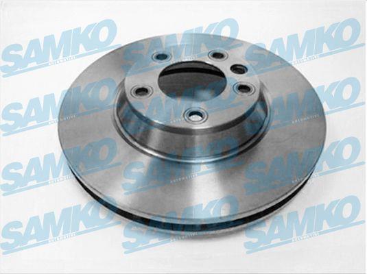 Samko A1016V Ventilated disc brake, 1 pcs. A1016V: Buy near me in Poland at 2407.PL - Good price!