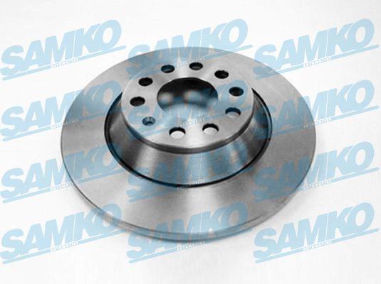 Samko A1015P Rear brake disc, non-ventilated A1015P: Buy near me in Poland at 2407.PL - Good price!