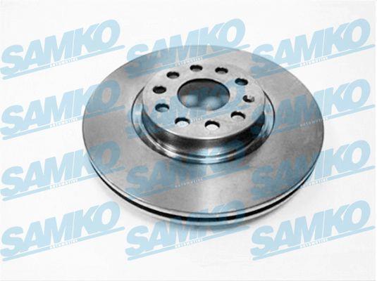 Samko A1004V Ventilated disc brake, 1 pcs. A1004V: Buy near me at 2407.PL in Poland at an Affordable price!