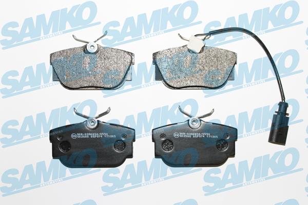 Samko 5SP974 Тормозные колодки дисковые, комплект 5SP974: Отличная цена - Купить в Польше на 2407.PL!