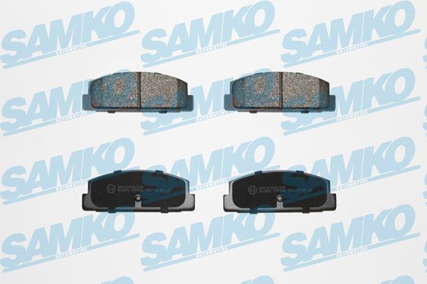Samko 5SP876 Тормозные колодки дисковые, комплект 5SP876: Отличная цена - Купить в Польше на 2407.PL!