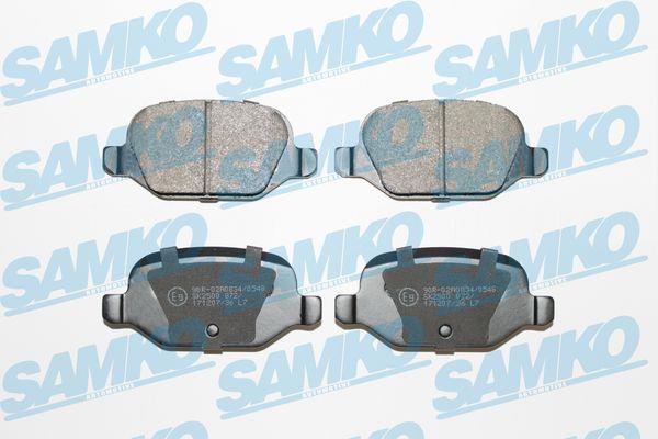 Samko 5SP872 Тормозные колодки дисковые, комплект 5SP872: Отличная цена - Купить в Польше на 2407.PL!