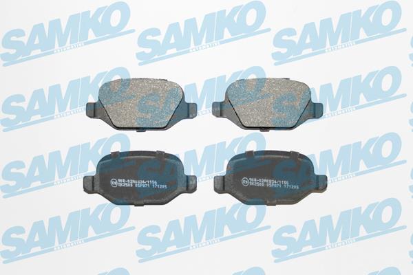 Samko 5SP871 Brake Pad Set, disc brake 5SP871: Buy near me in Poland at 2407.PL - Good price!