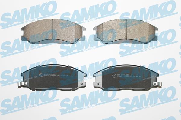 Samko 5SP858 Тормозные колодки дисковые, комплект 5SP858: Отличная цена - Купить в Польше на 2407.PL!