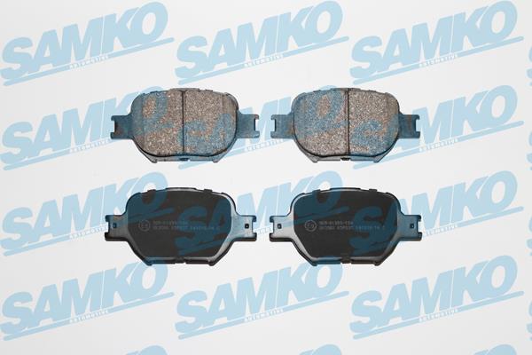 Samko 5SP837 Тормозные колодки дисковые, комплект 5SP837: Отличная цена - Купить в Польше на 2407.PL!